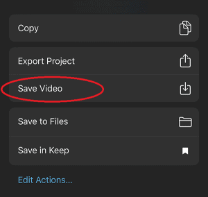 How to Combine iPhone Videos Save