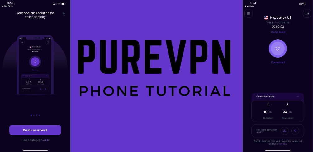 PureVPN Setup on iPhone